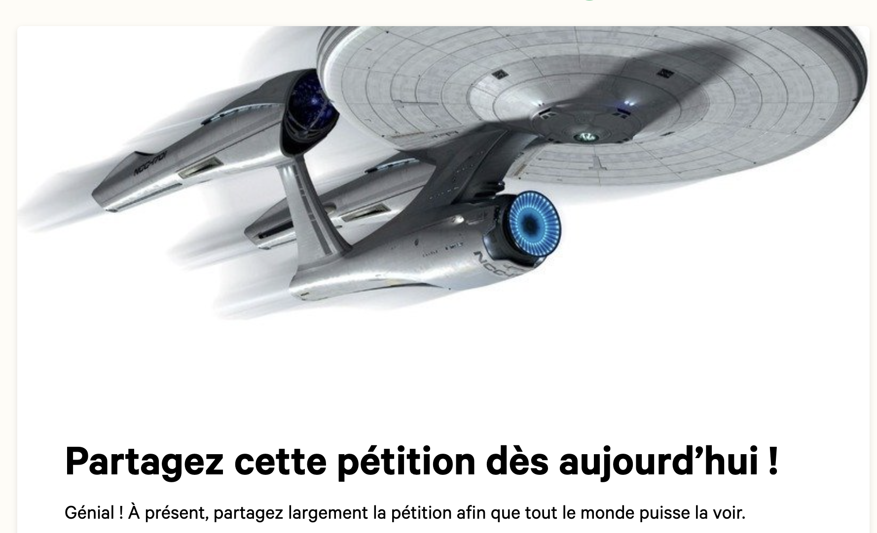 La pétition Star Trek Entreprise 1 petition-star-trek