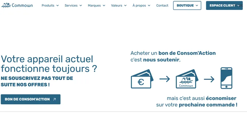 Le conseil de SCOTTY votre fournisseur : COMMOWN 1 commown