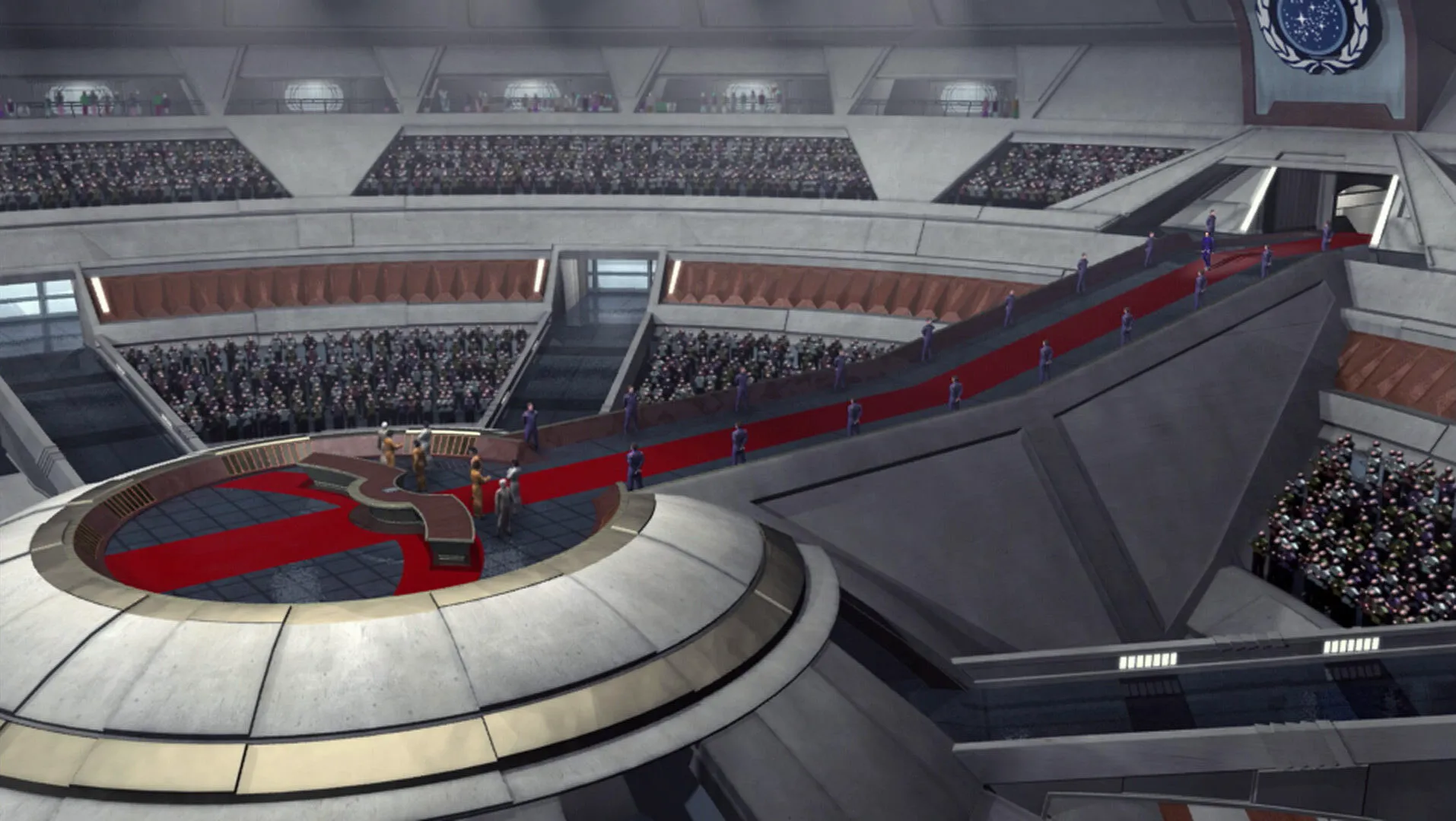 scène inauguration